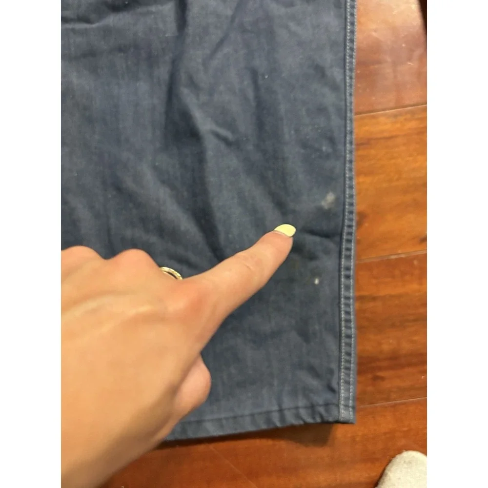 Vtg Sears Perma Prest Tri-Bend Carpenter Bib Overalls 36x30 Farmer Pants Union